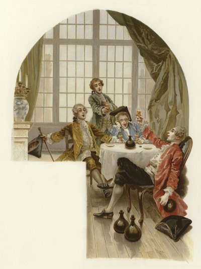 Illustration für Die Schule des Skandals von Lucius Rossi